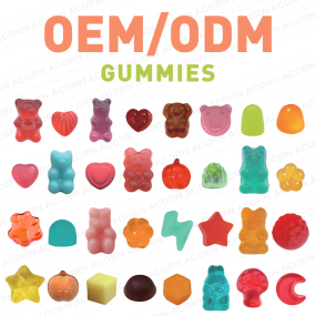 ACORN OEM/ODM Bear Gummy Candy Mushroom Ashwagandha Collagen Gummy Creatine Gummies Vitamin Supplement