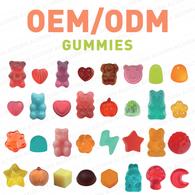ACORN OEM/ODM Bear Gummy Candy Mushroom Ashwagandha Collagen Gummy Creatine Gummies Vitamin Supplement