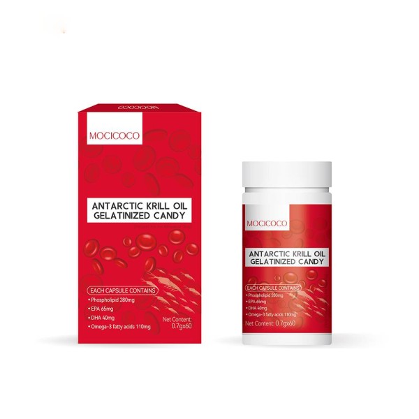 ACORN OEM Premium Krill Oil Heart Care Antarctic Krill Oil Softgels With Astaxanthin Omega-3 EPA DHA Phospholipids