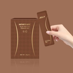 GlowLeaf Gut Health Supplement Probiotics Immune Support Wight Managements Prune Aloe Vera Jelly Stick