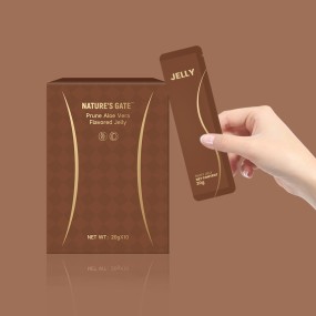 GlowLeaf Gut Health Supplement Probiotics Immune Support Wight Managements Prune Aloe Vera Jelly Stick