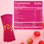 GlowLeaf OEM ODM Collagen Supplement Marine Collagen Powder Drink Sachet for Skin Whitening L-glutathione Collagen Powder