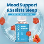 GlowLeaf Ashwagandha Vitamin Gummies Herbal Gummies Supplement Ashwagandha Gummies Supplement