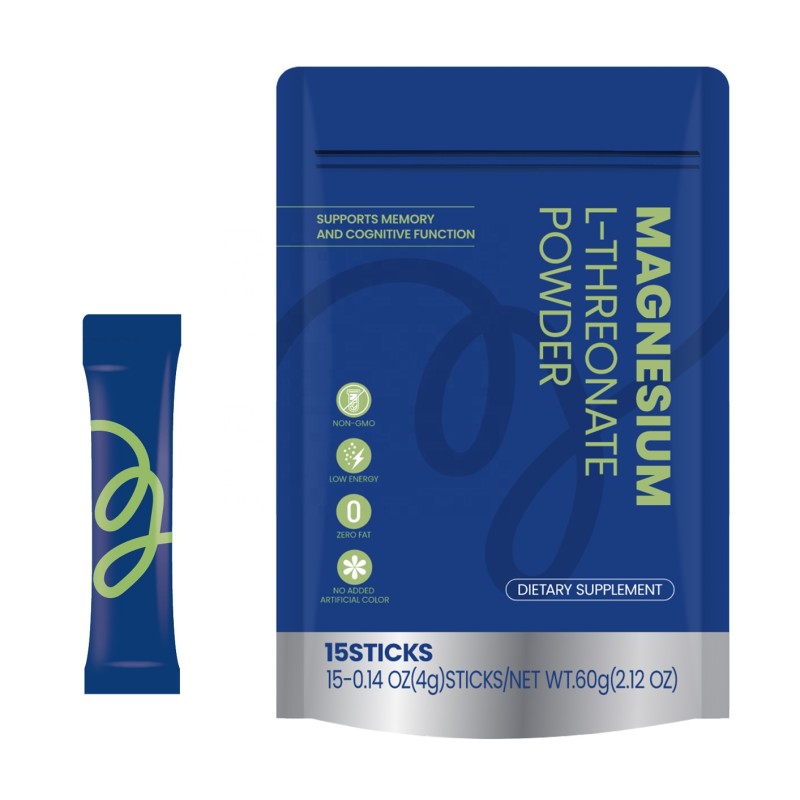 GlowLeaf Magnesium Glycinate Powder Brain Health Memory Support Magnesium Supplement L-Threonate Magnesium Powder