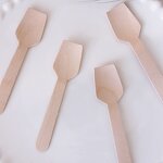 Ice Cream Scoop Manufacturer - OEM 95mm Disposable Eco-Friendly Birch Wood