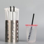 Disposable Straw Factory - OEM Customizable Individual Packaging Black Thai