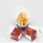 Cone French Fries Box Factory - OEM New Design Take Away Baking Popcorn Box