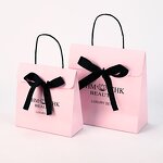 Paper Gift Bag Supplier - OEM Wholesale Custom Printed Logo Luxury White