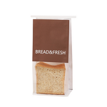 White Cardboard Bag Supplier - OEM 450g Kraft Paper Self-Sealing Food Packaging