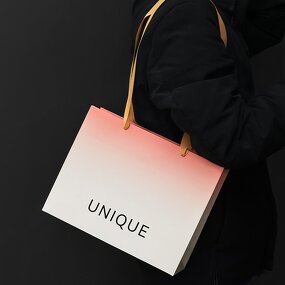 Kraft Shopping Paper Bag Factory - OEM Custom Design Fancy GSM Item Time