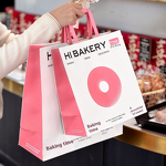 Kraft Baking Tote Bag Supplier - OEM Wholesale with Hot Stamping Logo for Bread