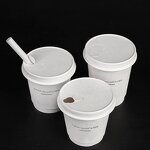 Paper Cup Lids Factory - OEM 90mm Disposable Leak-proof Non Spill Limon