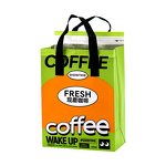 Double Cup Packaging Bag Factory - OEM Custom Printed Logo Non-Woven Beverage