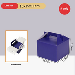 Plastic Cake Box Supplier - OEM Portable Disposable 4-Inch Square Recyclable