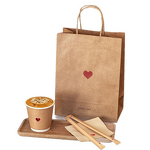 Kraft Paper Coffee Cup Manufacturer - OEM Internet Celebrity Single Wall Disposable