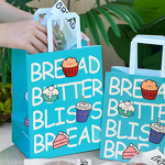 Bread Packaging Bag Factory - OEM Baking Tote Croissant Bagel Kraft Recyclable