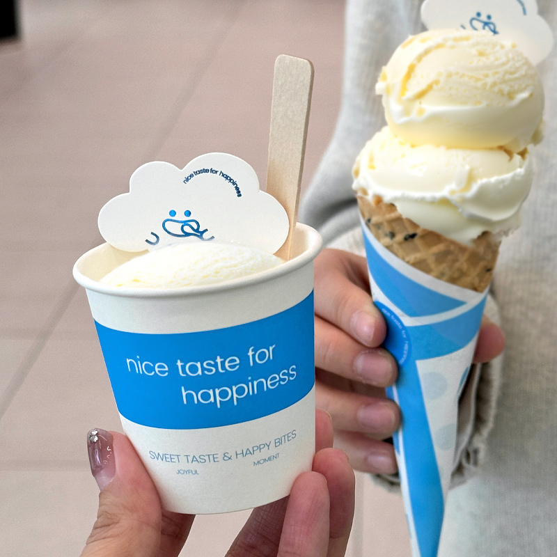 Ice Cream Cone Packaging Manufacturer - OEM Single Wall Craft Bio-Degradable Cone