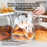 Kraft Paper Bag Factory - OEM 450g Recyclable Toast Bread Self-Sealing Bag