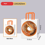 Bakery Kraft Paper Bags Factory - OEM Commercial Handheld Recyclable Custom Logo