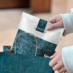 Kraft Paper Bag Supplier - OEM Commercial for Bread Pizza Self-Adhesive Sealing