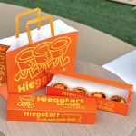 Disposable Takeout Box Manufacturer - OEM 4-Pack for Portuguese Egg Tart UV