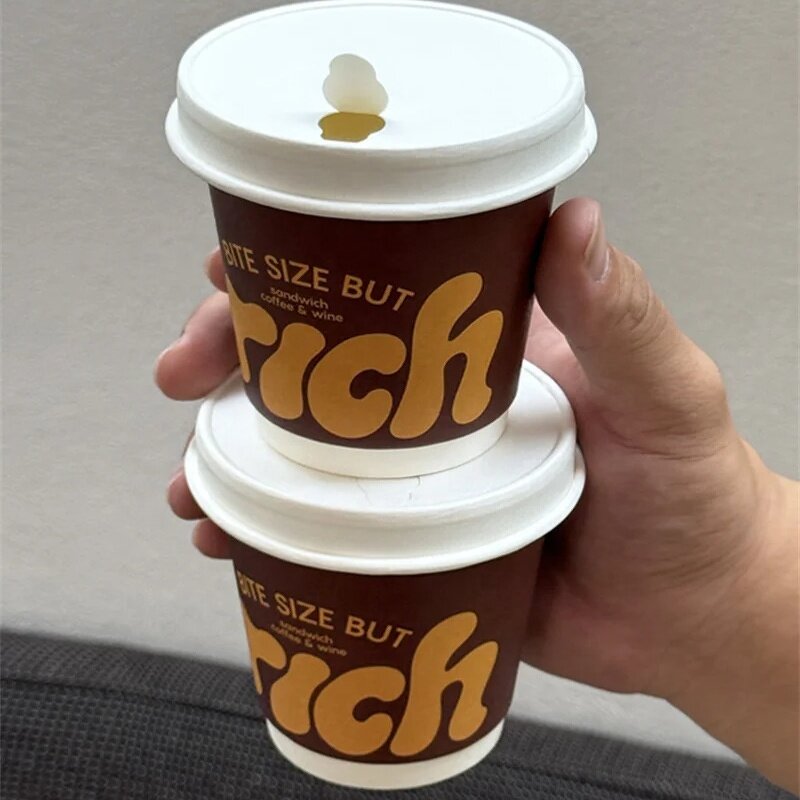 Paper Coffee Cup Lid Factory - OEM Wholesale 90mm Eco-friendly Biodegradable