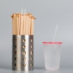 Disposable Straw Factory - OEM Customizable Individual Packaging Black Thai