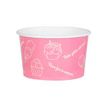 Ice Cream Paper Cup Factory - OEM 200ml Biodegradable Stamping Dessert Bowls