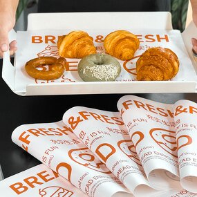 Wax Deli Paper Supplier - OEM Custom Printed Food Grade Sandwich Burger Wrap