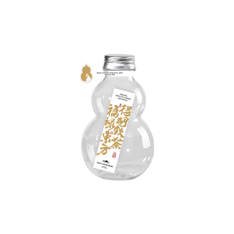 Gourd Bottle Factory - OEM Customizable PET Plastic Creative Juice Container