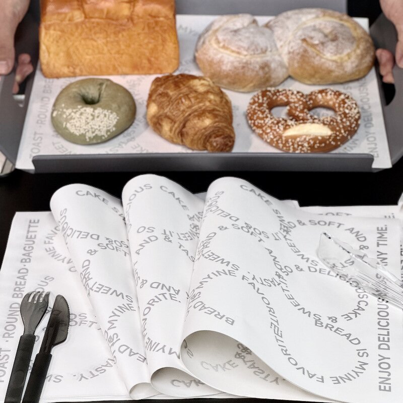 Waxed Paper Supplier - OEM Food Grade Pe Wax Burger Wrap Paper Customize