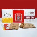 Paper Hamburger Box Supplier - OEM 2023 Wholesale Fried Chips Fast Food Packaging