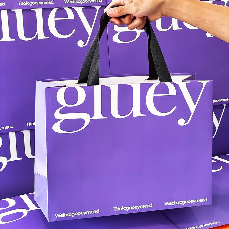 Eco-Kraft Paper Cloth Bag Factory - OEM Custom Logo Printed Garment Perfume Bag