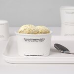 Ice Cream Paper Cups Factory - OEM Custom Printed 4-24oz Dessert Bowl with Lid