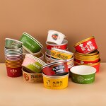 Paper Soup Bowl Factory - OEM Factory Price 1000ml Food Grade Kraft
