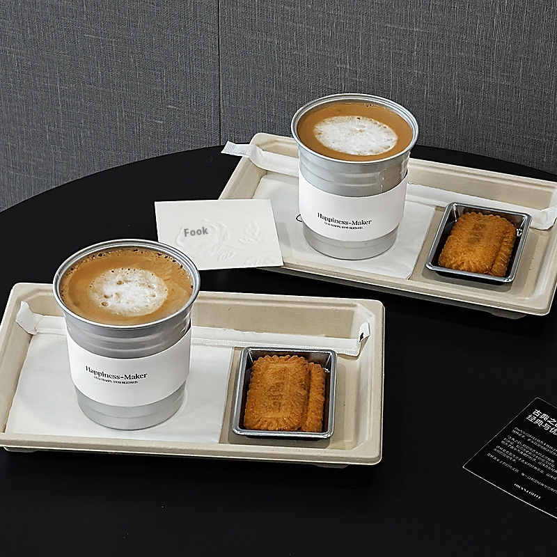 Disposable Aluminum Cup Supplier - OEM 280ml Insulated Mini Pulp for Camping