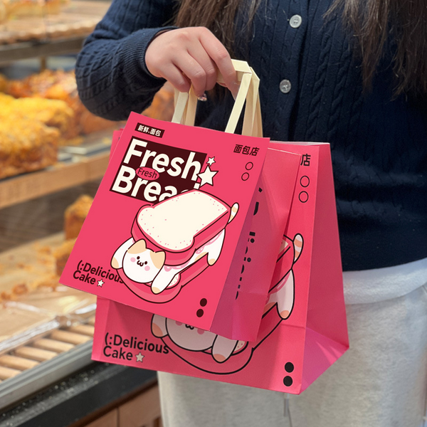Kraft Tote Bags Supplier - OEM Commercial Customizable Logo Offset Printing