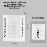 Bread Packaging Bag Factory - OEM European Style Casual Alkaline Water Window