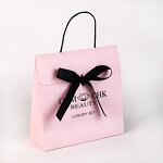 Paper Gift Bag Supplier - OEM Wholesale Custom Printed Logo Luxury White