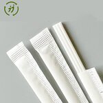 Coffee Straw Supplier - OEM Hot Selling Pointed White Three Hole Disposable