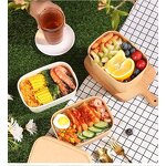 Takeaway Food Containers Factory - OEM Custom Rectangle Paper Salad Container