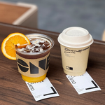 PET Juice Cup Supplier - OEM Customizable 360ml Transparent Lid for Cold Drinks