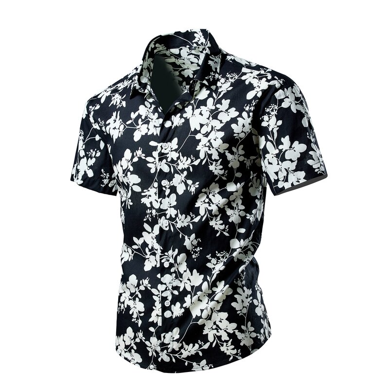 Men's Shirt Factory - OEM Hot Sale Summer Floral Printed Short