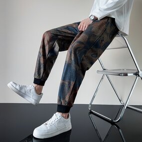 Men's Pants Manufacturer - OEM High Quality Woven Hip Hop Straight