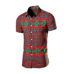 Men's Shirt Manufacturer - OEM Fashion Casual Large Flower Short