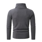 Men's Sweater Manufacturer - OEM Apparel Stock Solid Color Turtleneck