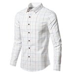 Men's Shirt Manufacturer - OEM Autumn Casual Plaid Long Sleeve