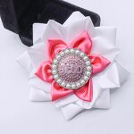 Flower Brooch Manufacturer - OEM Premium Pink White TLOD Charm