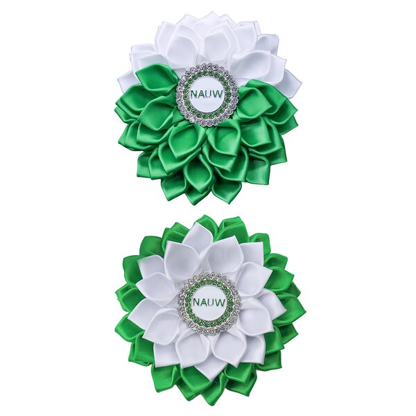 Flower Brooch Manufacturer - OEM NAUW Symbol Statement Corsage
