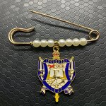 Sorority Brooch Manufacturer - OEM 2025 New Dainty Sigma Gamma Rho